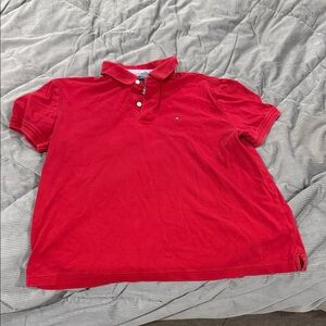 Tommy Hilfiger Red Polo Shirt